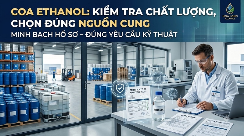 COA Ethanol Là Gì? Ý Nghĩa, Nội Dung Và Cách Kiểm Tra Chứng Nhận Chất Lượng